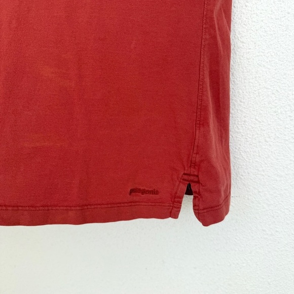 Patagonia Women’s 100% Simply Organic Cotton Polo Shirt Top Large - Picture 6 of 8
